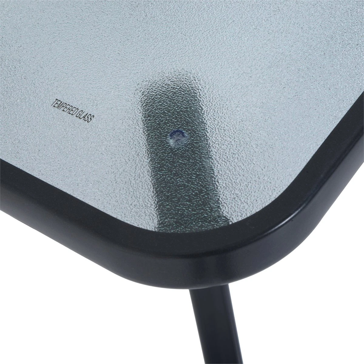 Outsunny Mesa Auxiliar De Cristal Templado Cuadrada Bordes Redondeados Mesita Cafépara Patio Terraza Balcón Negro Y Transparente 68,5x68,5x84 Cm 10 Outsunny Mesa Auxiliar De Cristal Templado Cuadrada Bordes Redondeados Mesita Cafépara Patio Terraza Balcón Negro Y Transparente 68,5x68,5x84 Cm - Imagen 8