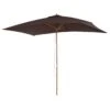 Outsunny Sombrilla Parasol 3x2m Y Altura 2,5m Jardín Terraza Poliéster 180g/m² Y Madera Café -Jardín Muebles Ventas a80f34a32a37de494f8ebe26b8b1a8bb89d9468d f295dc33ae064a9bba8e0479ae3dde40