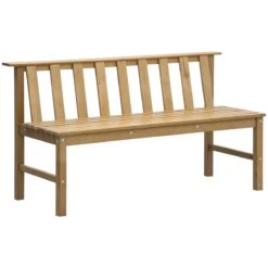 Outsunny Banco De Jardín De 3 Plazas Banco Exterior De Madera Con Respaldo De Listones Para Terraza Patio Balcón Carga 360 Kg 144x60x77 Cm Natural -Jardín Muebles Ventas a9cff60bbe25a6d3fb9388f893d8c6e670cd6201 511f65d0ab0d48b99a455e9d7d404ce8