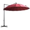 Outsunny Parasol Sombrilla De Jardín Ø300 Cm De Diámetro Con Manivela Y Poste Giratorio 360° Techo Inclinable En 6 Posiciones Base Cruzada Incluida Rojo -Jardín Muebles Ventas ab4a9cb0e4b408493e9774e31d6e90e120dc462d 390b0a99185448e988f236b27d53ea8f