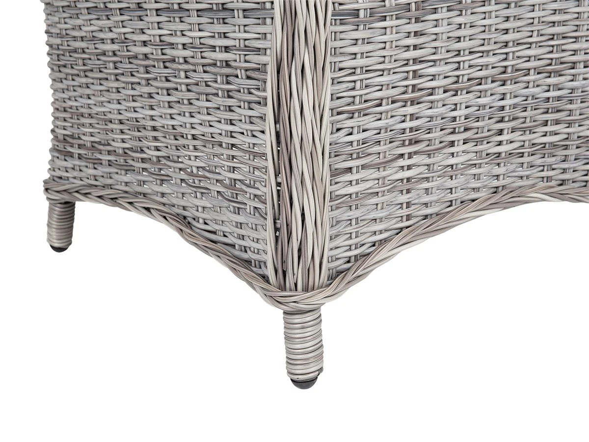 Conjunto De 2 Sillas De Jardín De Ratán Gris CASCAIS 11 Conjunto De 2 Sillas De Jardín De Ratán Gris CASCAIS - Imagen 9