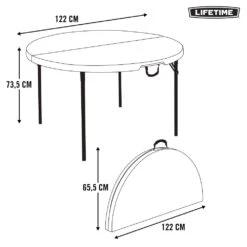 Mesa Redonda Plegable LIFETIME Ø122 X 74 Cm 17 Mesa Redonda Plegable LIFETIME Ø122 X 74 Cm -Jardín Muebles Ventas aff65581b9d7e9820e8057cb21e8176f50269942 38888a57b5ea4962befc1f527e0b61f6