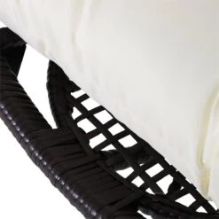 Outsunny Sillón De Ratán Balcón En Forma De Lágrima Con Cojín Acolchado De Algodón PP Estilo Moderno Para Exterior E Interior Carga 160 Kg 101x89x156 Cm Marrón Y Crema -Jardín Muebles Ventas b035a35de6467be7579f04beb6e7b34664c61349 363810b4bf6349719ff36faeee50ba80