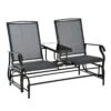Outsunny Mecedora De 2 Plazas Banco Balancín Tipo Silla Basculante De Jardín O Patio De Metal Y Tela Texteline Para Exterior 148x81x100 Cm -Jardín Muebles Ventas b037c6b5d1d2fac6ec37dfc3b08bedbc559a6768 089fe205597b4cc7b757b622d588376b