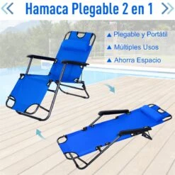 Outsunny Tumbona Reclinable Y Plegable Con Respaldo Ajustable Reposabrazos Almohada Y Reposapiés Para Jardín Terraza Carga 136 Kg 153x60x29 Cm Azul -Jardín Muebles Ventas b186455b73afb1a11d8ca2d0a6155bf7f06bf905 11153db8db564ca38007e277c25772fc