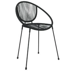 Juego De Comedor Para Jardín 7 Piezas Ratán PVC Negro VidaXL -Jardín Muebles Ventas b27a4b225e9be3bc3eae404010ab3cd56e055564 fa2e76da02b94830ae4f991f322bea77