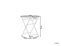 Mesa De Jardín De Metal Verde Claro ⌀ 70 Cm TRENTO -Jardín Muebles Ventas b287633ab9c6710756a2bb2a456e2c8c2a4c184f 7e68481272bf4015bc1e13e3860e766b