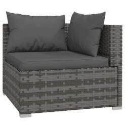 Set De Muebles De Jardín 10 Pzas Y Cojines Ratán Sintético Gris VidaXL -Jardín Muebles Ventas b2e4d8021f1a7540bf7b8c43b42583ac3f04d7c8 a7be4e4b46694b0e96874cb747f53e5e