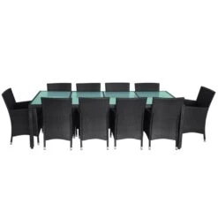 Set Comedor De Jardín 11 Piezas Y Cojines Ratán Sintético Negro VidaXL 11 Set Comedor De Jardín 11 Piezas Y Cojines Ratán Sintético Negro VidaXL -Jardín Muebles Ventas b31f8ab856208fc8ef99f1e0cd8de1866371de91 3c2a8dce88604711b4cac71a4c63acc4