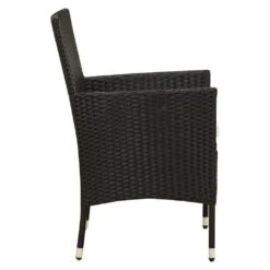 Juego De Comedor De Jardín 5 Piezas Con Cojines Ratán PE Negro VidaXL -Jardín Muebles Ventas b37cf50f5df98b06afda11bea902af10c07bfde6 039f34fe5bfb469189561509669f23a2