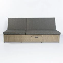 BARI DOBLE Tumbona Multiposiciones Gris