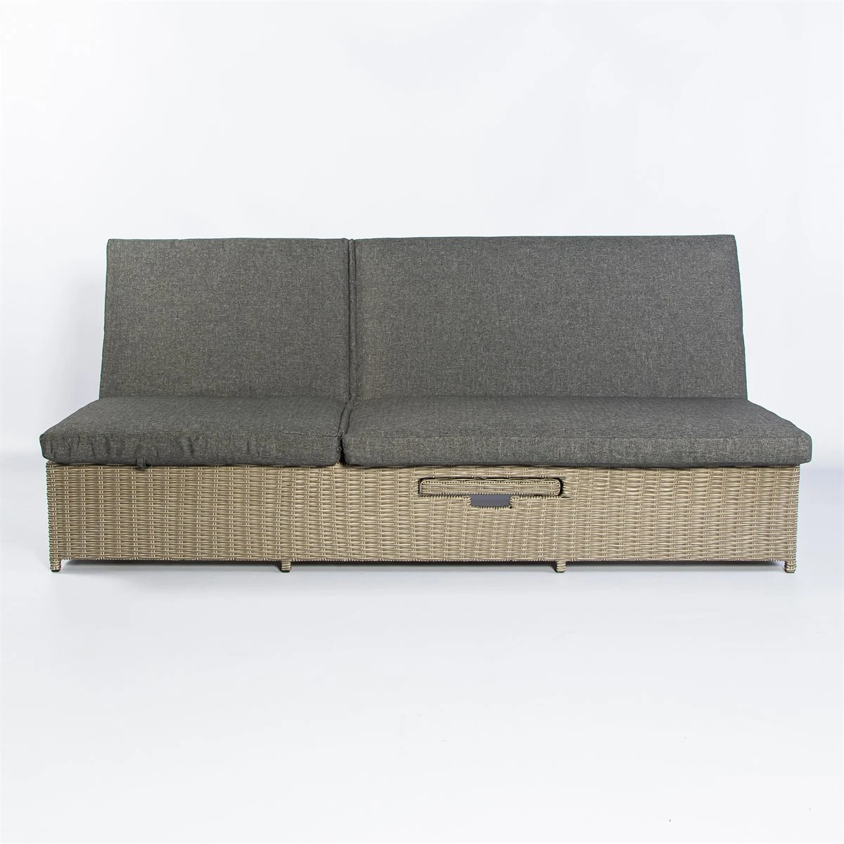 BARI DOBLE Tumbona Multiposiciones Gris 3 BARI DOBLE Tumbona Multiposiciones Gris