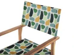 Conjunto De 2 Sillas De Jardín Madera Clara/blanco Crema Con Tela Blanco/naranja/verde CINE -Jardín Muebles Ventas b8be0cd3f740e3a1bf306f00754508e7b709a0a3 b6fb7bfa5556488d9947aabaacd1bad8