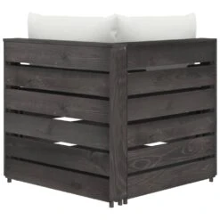 Sofá De Jardín De 2 Plazas Con Cojines Madera Impregnada Gris VidaXL -Jardín Muebles Ventas b8e9ea6609c26304f7a17528f2679fb462db4bf9 b5d8c1c697b24d52ba3fe1ae5ccb5fd8