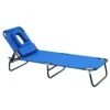 Outsunny Tumbona Plegable Con Respaldo Ajustable En 4 Posiciones Tumbona De Jardín Con Almohada Marco De Acero Y Tela Oxford Para Camping Playa Terraza 190x56x28 Cm Azul -Jardín Muebles Ventas b9f2bdad0bccce6ca4bf1c7fb4f969bffb20b814 caf72dfdc69f4818a9aa73d1c1fb1e0c