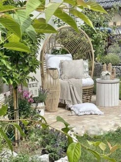 Silla De Ratán Beige/natural/blanco LIDO -Jardín Muebles Ventas bbc0ae4181482a518a31e8fca7baf882d602bc02 b7100d247d21402490742d08d9737fa2