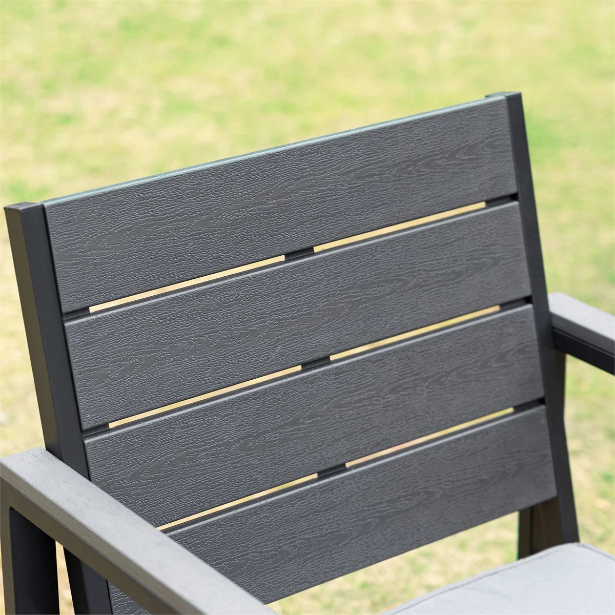 Outsunny Conjunto De Muebles De Jardín 4 Piezas Mesa De Centro Banco De 2 Plazas Y 2 Sillas Con Cojines Desenfundables Y Marco De Acero Para Terraza Exterior 113x65x78 Cm Gris 11 Outsunny Conjunto De Muebles De Jardín 4 Piezas Mesa De Centro Banco De 2 Plazas Y 2 Sillas Con Cojines Desenfundables Y Marco De Acero Para Terraza Exterior 113x65x78 Cm Gris - Imagen 9