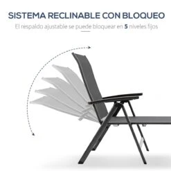 Outsunny Tumbona De Jardín Relinable Tumbona Plegable De Aluminio Con Respaldo Ajustable En 5 Posiciones Para Terraza Piscina Exterior Carga Máx. 150 Kg 69x140x107 Cm Gris 14 Outsunny Tumbona De Jardín Relinable Tumbona Plegable De Aluminio Con Respaldo Ajustable En 5 Posiciones Para Terraza Piscina Exterior Carga Máx. 150 Kg 69x140x107 Cm Gris -Jardín Muebles Ventas c2228f39ce5b37c6966787c82c294339b097ac63 bf75d1743e124e18a7ac9b23f86fd05d