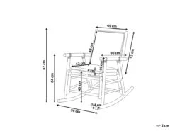 Silla Mecedora De Madera De Bambú Clara/blanco Crema FRIGOLE -Jardín Muebles Ventas c3376aaa1c469be41aab9a9fad5fc2f2ba1a8a66 a7bf54dc45014ffa925159eb79e7307a