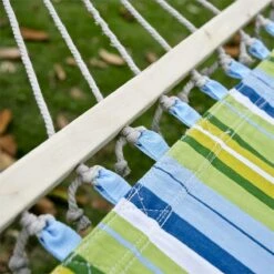 Outsunny Hamaca Colgante De Jardín Para 2 Personas Hamaca Ecológico Para Camping Con Almohada Carga De 180 Kg Rayas Azules Y Verdes 3,4x1,4m 17 Outsunny Hamaca Colgante De Jardín Para 2 Personas Hamaca Ecológico Para Camping Con Almohada Carga De 180 Kg Rayas Azules Y Verdes 3,4x1,4m -Jardín Muebles Ventas c69ccc92bfe72979e0608ae77af34a6ef593912c 0fe4e91346e54d108aec83f0ee8fdff0