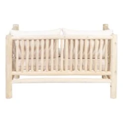 Sofá De 2 Plazas AKAR 131 X 80 X 77,5 Cm Natural Madera De Teca -Jardín Muebles Ventas c6f497b763c07e60100b62bc6a928109e69a8dd4 86404d0378c04034976b6340f5c21d46