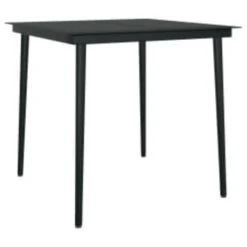 Juego De Comedor Para Jardín 5 Piezas Con Cojines Gris Y Negro VidaXL -Jardín Muebles Ventas c9344c6c8f0bc58f850f1f6360294e719cfe76dc f414b50b08114f3d8c928db365e6ee24