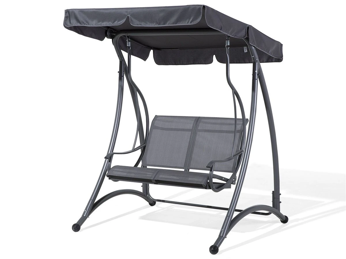 Columpio De Jardín Gris TESERO 4 Columpio De Jardín Gris TESERO - Imagen 2