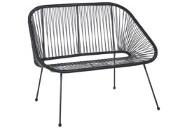 Banco De Jardín 2 Plazas De Ratán Negro ACAPULCO -Jardín Muebles Ventas cda1c9ceb83c70d58869f80a834779413f22bd39 72c9641a7afc4588ae720d7e0a4a6670