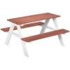 Outsunny Juego De Mesa Y 2 Bancos Infantiles De Madera Mesa De Picnic Para Niños De 3-8 Años Para Jardín Patio Terraza 89x79x50 Cm Marrón -Jardín Muebles Ventas cdf96eedb03a86c11030da270723a26e46cd82da 9b8695de69134f94b3bc7116098c0e74