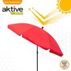 Sombrilla Jardín 240 Cm UV30 Color Rojo Aktive Beach 11 Sombrilla Jardín 240 Cm UV30 Color Rojo Aktive Beach -Jardín Muebles Ventas cee3c9c54ac924074e632653d6c883d4fdcd4efc 513eeb69b5fe4e0995ac775a8ac4fed9