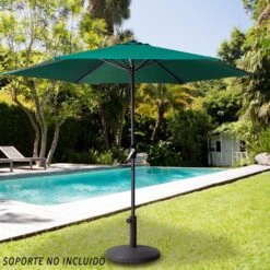 Parasol Hexagonal 300 Cm Color Verde Mástil Aluminio Aktive Garden -Jardín Muebles Ventas d31fc74f4ecf9ea687678eaaa1aad4a5df21a386 80a99499565443778b5caff49c9c572b