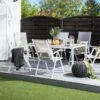 Conjunto De 6 Sillas De Jardín Grises En Aluminio CATANIA -Jardín Muebles Ventas d367cc5ca31924b4ee2b9ad38bd55bd8e75ac406 a6d6add8a18c4243ba8a46d4d413aa8c