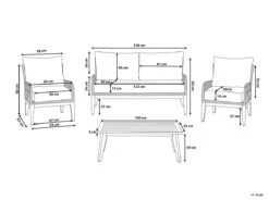 Conjunto De Jardín 4 Plazas De Madera De Acacia Blanco Crema/azul Oscuro MERANO II 16 Conjunto De Jardín 4 Plazas De Madera De Acacia Blanco Crema/azul Oscuro MERANO II -Jardín Muebles Ventas d4cfe5662582bac16f7df9491b4f12b165b56254 5e17d668613b4d93b76bf9faa1d37200