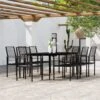Juego De Comedor De Jardín 9 Piezas Negro VidaXL 2 Juego De Comedor De Jardín 9 Piezas Negro VidaXL -Jardín Muebles Ventas d5e159cf1db694bdfb3d6723d93555a2ff3a85c6 07b75ff952854091bf415fb8ab4c0f05