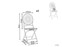 Conjunto De 2 Sillas De Balcón De Metal Rojo SCARIO 13 Conjunto De 2 Sillas De Balcón De Metal Rojo SCARIO -Jardín Muebles Ventas d673b05d61bf8a9f4cdac9c9e33ea80d39fb48c8 5f0809e77bbf4e87801bac64b65f7071