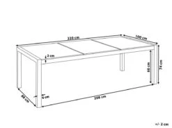 Mesa De Comedor De Metal/vidrio Templado Transparente/plateado 220 X 100 Cm GROSSETO -Jardín Muebles Ventas d845cdc37ad40d15399352138969e6ad8fef61bb 2f8b8cfc1cf041fe886b27241502cf33