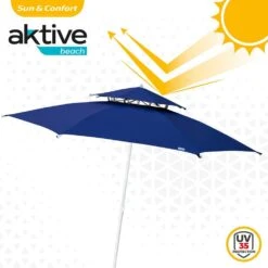 Sombrilla Octogonal 280 Cm Doble Techo Y Protección UV35 + Aktive Beach 11 Sombrilla Octogonal 280 Cm Doble Techo Y Protección UV35 + Aktive Beach -Jardín Muebles Ventas d8b4dc1b41b316bb8f1b871c25f3aa2da5c0dfa4 b468cdd242724ba09165e8235b26e636