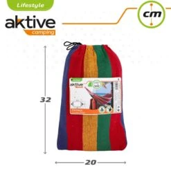 Hamaca De Algodón Portátil Para Jardín Aktive -Jardín Muebles Ventas d95133ff06e5462635960d985c312cbb7073bddf 7c63ec50f89c40c6a14c2dff10b1b8bc