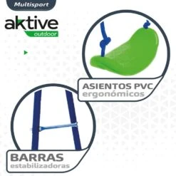 Columpio Doble Con Balancín Aktive Sports -Jardín Muebles Ventas d9ab354309e4becd2632309ceaf4ca073dda35e0 43a436faaa424f59a98d95ac904d8ec2