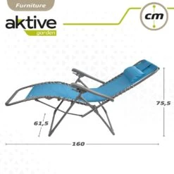 Silla Tumbona Plegable Jardín Gravedad Cero Azul C/cojín Aktive -Jardín Muebles Ventas da31b0c42f5c2168115df085c6fc941a2cd5b5a8 7318053f1a4a4a19b6eb321cef70fcd1