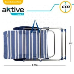 Pack Ahorro 2 Sillas Playa Mykonos Multiposición Antivuelco 47x66x108 Cm Aktive -Jardín Muebles Ventas dbd542c55933c3d68f0de860892077e83b31fd8a b0594964a4a04768828cb508e9bd04ec