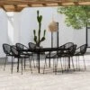 Juego De Comedor De Jardín 9 Piezas Negro VidaXL -Jardín Muebles Ventas dcabfcbea77cd17c53d550afd02b65b8f5482a11 22cf445a8ad24a7498ff2da9b9d74f78