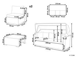 Conjunto De Jardín 5 Plazas De Ratán Color Natural Beige COCCOLIA -Jardín Muebles Ventas dd2206f21b8657ebdd441af6e78d8249585bd8e4 1d3e07e027e749319ad8de5e282be807