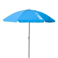 Sombrilla Playa Antiviento Ø200 Cm C/mástil Inclinable Y Protección UV50 Azul Aktive