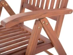 Silla De Jardín De Madera De Acacia Con Cojín Rojo Claro TOSCANA -Jardín Muebles Ventas e651b1524c7914623a6b330327baa79ac096e111 aae011679d014603ad7cf2d98c2ab302