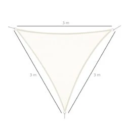 Outsunny Toldo Vela Color Crema Sombrilla Parasol Triangulo Tela De Poliéster Jardin Playa Camping Sombra (varios Colores Y Medidas), Medida 3x3x3 Metros, Color Crema 13 Outsunny Toldo Vela Color Crema Sombrilla Parasol Triangulo Tela De Poliéster Jardin Playa Camping Sombra (varios Colores Y Medidas), Medida 3x3x3 Metros, Color Crema -Jardín Muebles Ventas e7e1692e3a32d847a9d7f00c47cfffd72acc8cf9 17c51c73e03b487987ba68486d7d7622