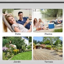 Outsunny Tumbona Plegable Y Reclinable De Aluminio Con Toldo Incorporado Para Piscina Jardín Terraza Exterior Carga 120 Kg 169x72x55/72cm Gris 19 Outsunny Tumbona Plegable Y Reclinable De Aluminio Con Toldo Incorporado Para Piscina Jardín Terraza Exterior Carga 120 Kg 169x72x55/72cm Gris -Jardín Muebles Ventas e9d0fbc3f021f660357083ae9ce1f06ad1dafc75 ee11ac58dd6f457eb1304e1ea3c2a4b5