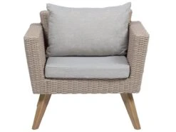 Conjunto De Jardín 4 Plazas De Ratán Color Natural VITTORIA -Jardín Muebles Ventas eaafaebed27dd11283ecd1aa58b9399c03b31913 4fee9d3578c142a888d7b298f34a7a09