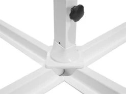 Sombrilla Voladiza De Poliéster Gris Oscuro/blanco 300 Cm SAVONA -Jardín Muebles Ventas ebde86155907e8d50b175a74eb1da4163c06f711 fc7b76b6e99c4c50b1eb0457e016654c