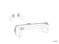 Banco De Jardín De Cemento Reforzado Gris 150 Cm TARANTO -Jardín Muebles Ventas efe311639013bda84ade5192615a86fbd3cde201 4d9dc65147ce4e868828626b7b5a8e7d